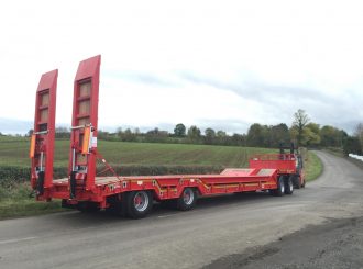 4 Axle Turntable Low Loader with Wells